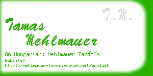tamas mehlmauer business card